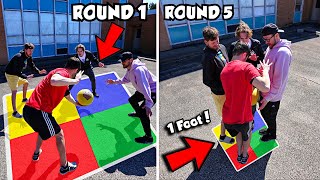 4 Square But Every Round the Square SHRINKS!  (Elimination Tournament!)