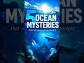 5 Ocean Mysteries That Will Keep You Up Tonight 🌊 #shorts #ocean #facts