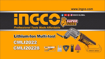 Πολυεργαλείο Μπαταρίας 20V Li-Ion SOLO CMLI2022 Cordless multi tool INGCO