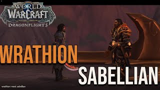 Wrathion Meets Sabellian Cinematic - World Of Warcraft Dragonflight