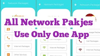 All network  packages 2021 call sms MMS net package App screenshot 2