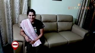 Royaloak Naples Italian Leather Sofa 3 Seater | Customer Review & Feedback