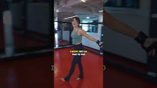 Merab Dvalishvili teaches Nina Drama combat sambo | UFC 304 #shorts #ufc #mma