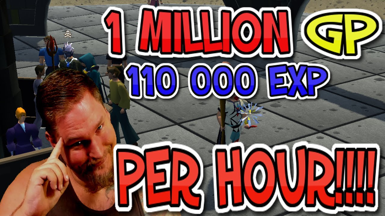 How to make 1 mill gp and 110k exp in HOUR! Old School Runescape money ...