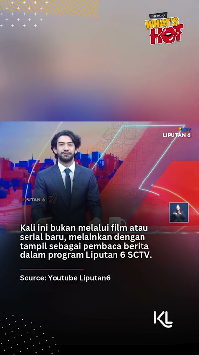 Lengah Dikit Ganti Profesi, Ini Potret Reza Rahadian Tiba-Tiba Jadi Presenter TV