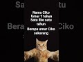 berapa umur Ciko sekarang ya