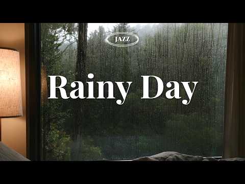비오는날 듣기좋은 차분한 보사노바 재즈🌧️ | Rainy jazz (빗소리 ASMR) | cafe jazz