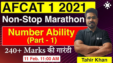 AFCAT Maths Marathon | AFCAT 1 2021 Maths | Number Ability Marathon | Part 1​