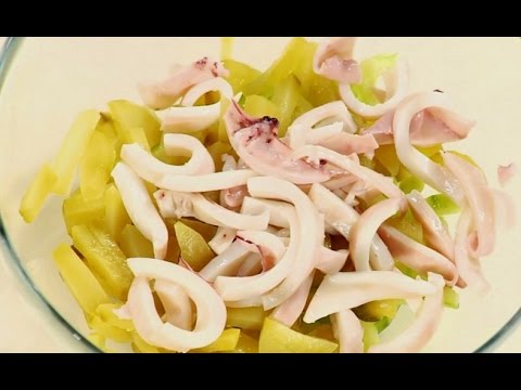 Video: Жумурткасы бар кальмар салаттары: жеңил даярдануу үчүн этап-этабы менен сүрөт рецепттери