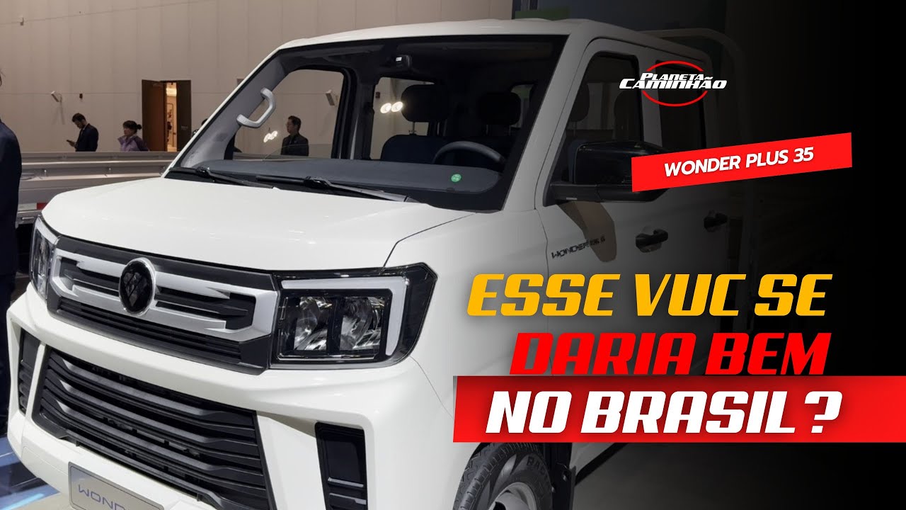 Foton Wonder PLUS 35: Veja detalhes do maior VUC cabine dupla, mais compacto e conectado da família