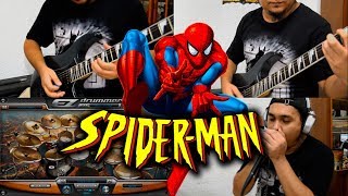 spider cartoon theme guitar