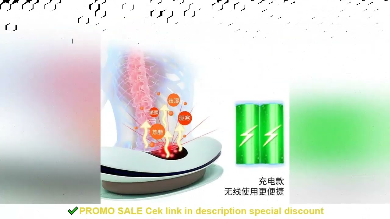 2025 Lumbar Massager Intelligent Electric Lumbar Soother Lumbar Plate Heating Vibration Inflatable C