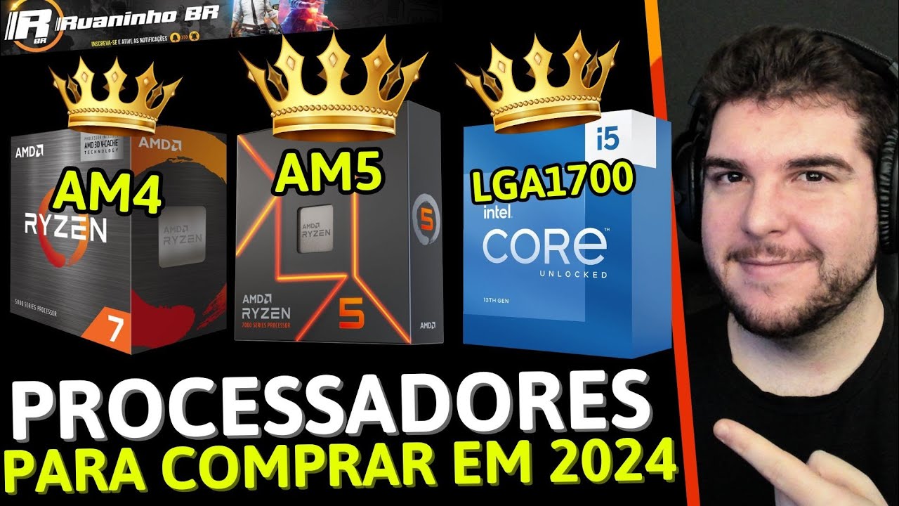 OS MELHORES PROCESSADORES RYZENS AM4 e AM5 e INTEL LG1700 PRA COMPRAR ...
