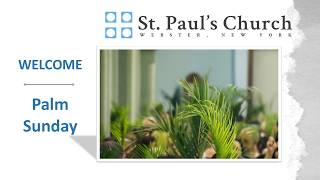 St. Paul's RCC Mass, Sunday, Mar 29, 11:00 AM ET
