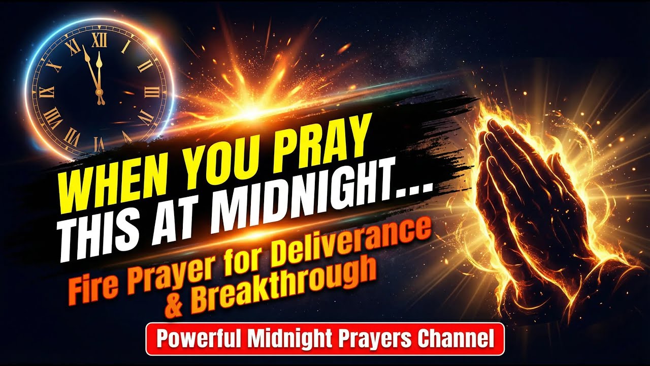 🔥 WHEN YOU PRAY THIS AT MIDNIGHT… | Fire Prayer for Deliverance & Breakthrough #christianprayers