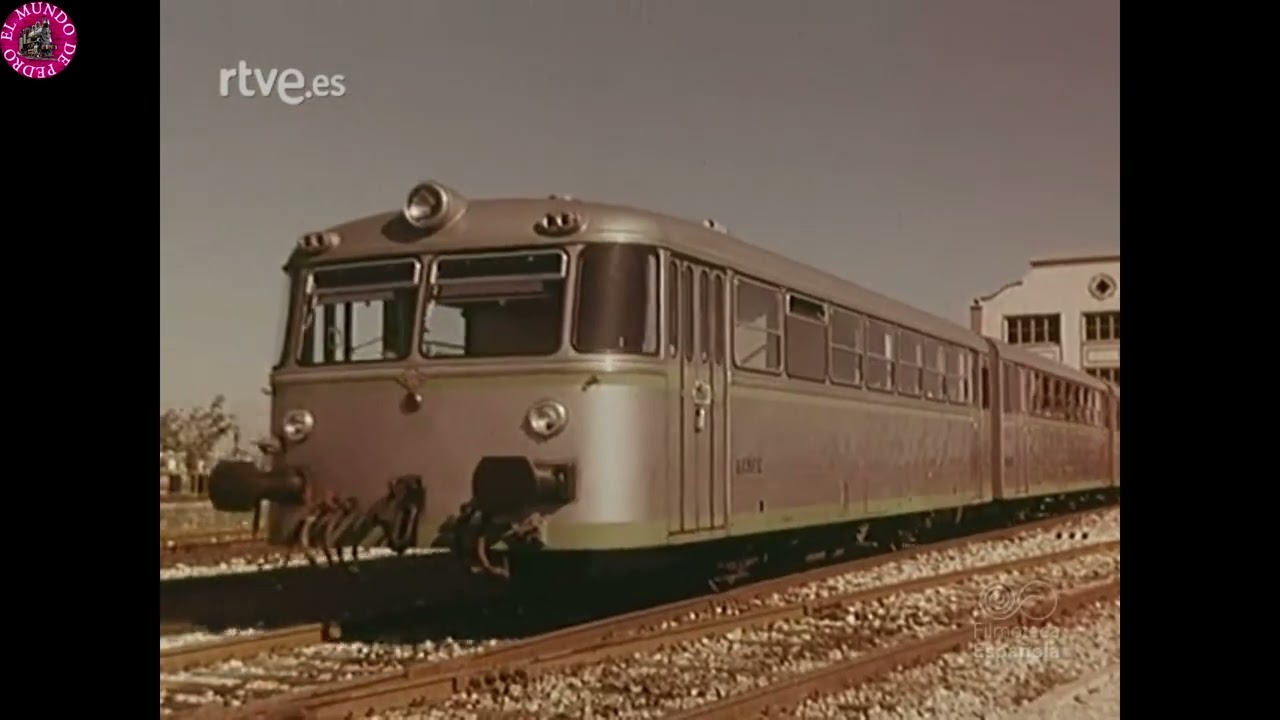 HISTORIA DE RENFE LOS TRENES DE CERCANIAS DE RENFE.  Nodo, RTVE Filmoteca Española 1964
