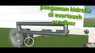 Cara membuat pengaman hidrolik di everteach sandbox screenshot 1