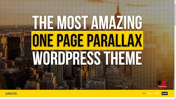 Jarvis - Onepage Parallax WordPress Theme      Brannon Kam