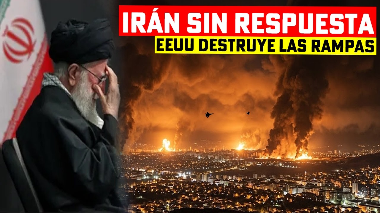 IRÁN YA NO PUEDE RESPONDER: IRÁN pierde su capacidad de misiles mientras EEUU intensifica ataques