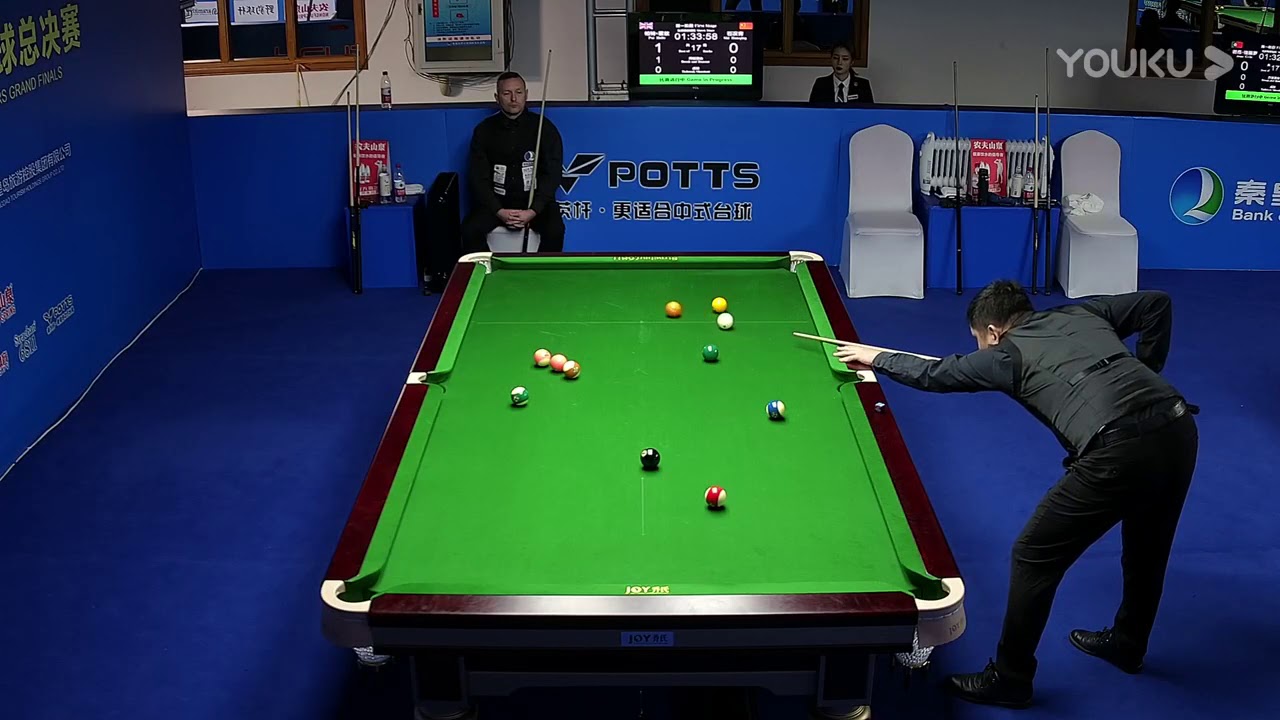 Pat Holtz (UK) VS Shi Hanqing (CHN) - 8th World Chinese Pool Masters ...