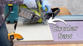 How to Cut Tile Without a Wet Saw