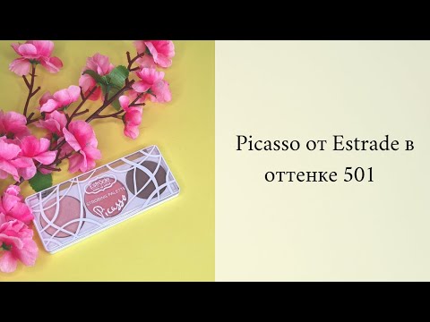 Тестируем палетку для лица Picasso от Estrade в оттенке 501. СВОТЧИ+МАКИЯЖ