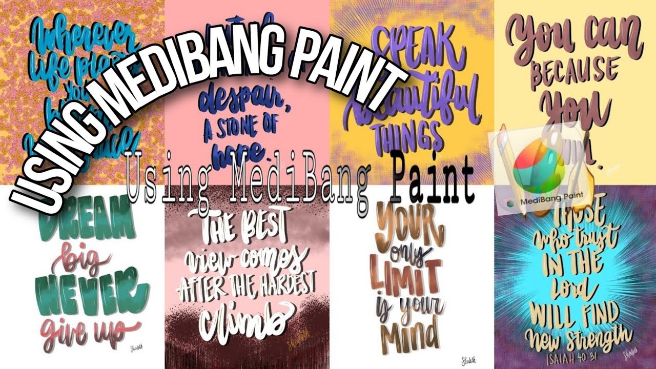 CALLIGRAPHY USING MEDIBANG PAINT (ANDROID) PHILIPPINES 2020 YouTube