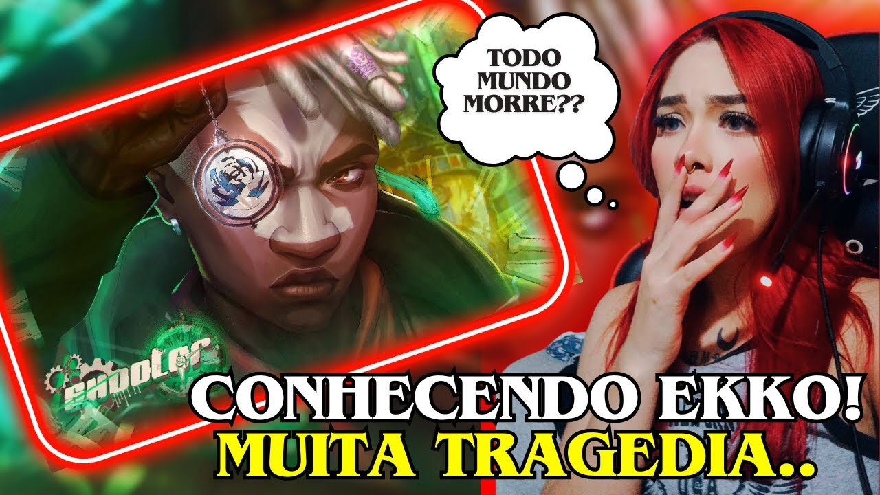 NÃO SABIA!!! Lapso Temporal | Ekko (Arcane) | Shooter (Cherry Reacts)
