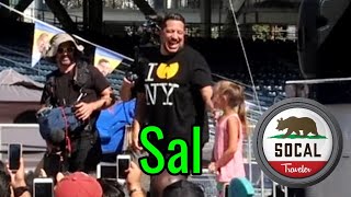 SDCC 2018- Impractical Jokers Block Party Petco Park- Sal doing the Double-Dutch dance