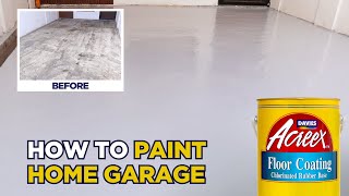 STEP BY STEP Guide How to Paint Garage Floors Using DAVIES Acreex CRB Floor Coat
