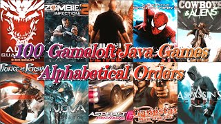 Top 100 Gameloft Java Games Alphabetical Order - [J2Me Loader]