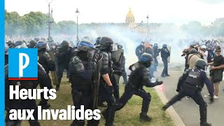 Manifestation des soignants : vives échauffourées à Paris