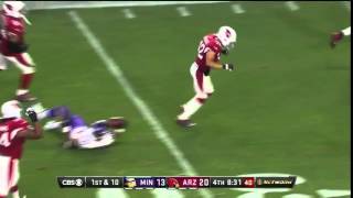 Honey Badger Don't Care! Tyrann Mathieu Takes Down Peterson! | Vikings vs. Cardinals | NFL