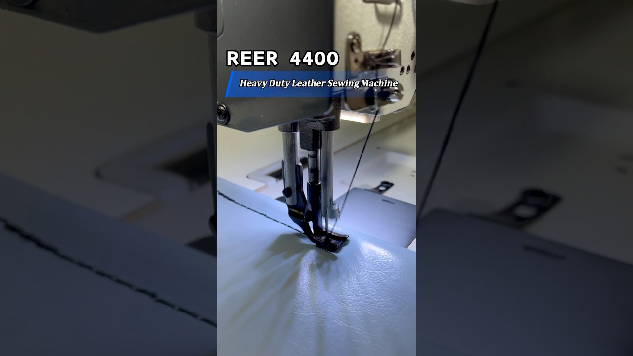REER 4400 Flat Bed Sewing Machine | Heavy Duty Leather Sewing for Bags, Shoes & Upholstery