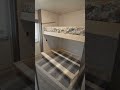 The bunks in our bunk room were not adequate for my adult children to visit so we removed them