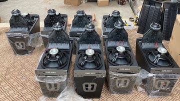 DVH Audio mở hàng đầu năm , 4 cặp array 30 neo lên đường .  Hương Sơn - Hà Tĩnh