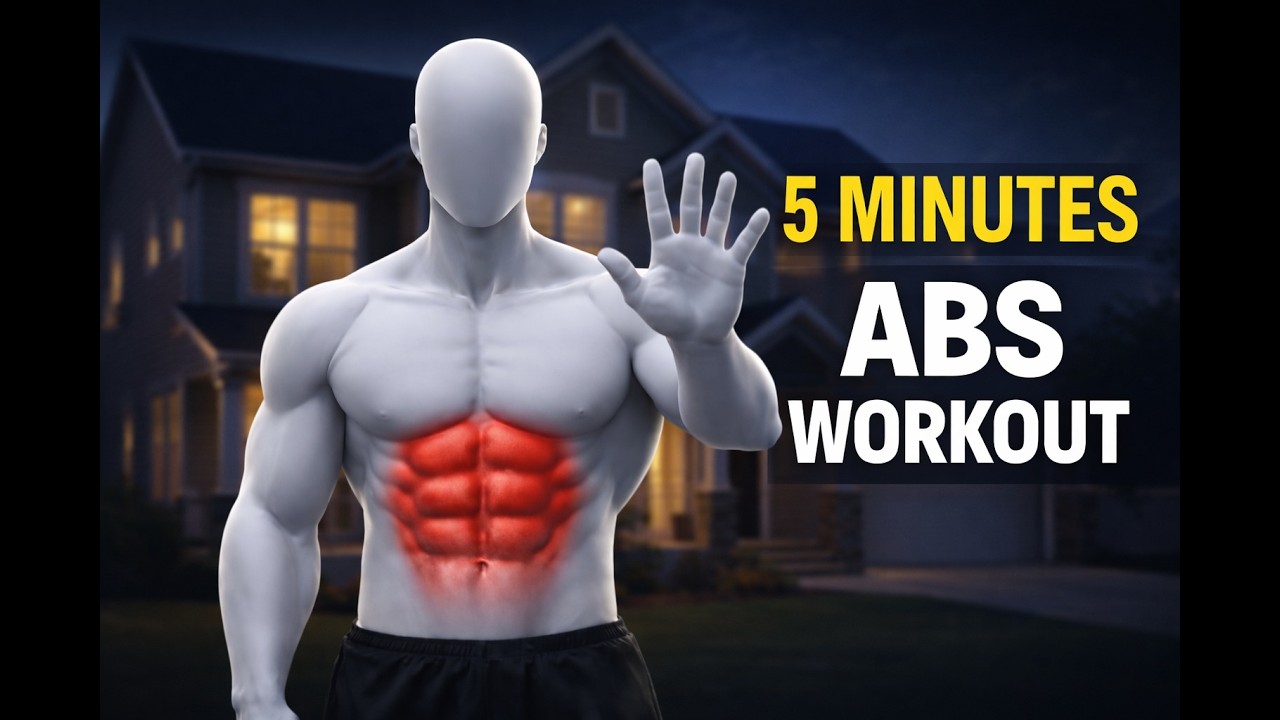 5 Killer Ab Exercises That Burn Belly Fat FAST (No Gym Needed)