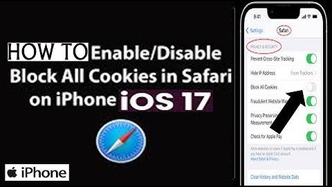 Block all cookies in Safari 2024 || How to block all cookies || How to disable all cookies iOS 17
