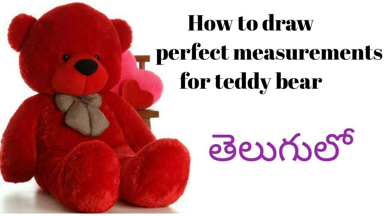 big teddy bear cutting making