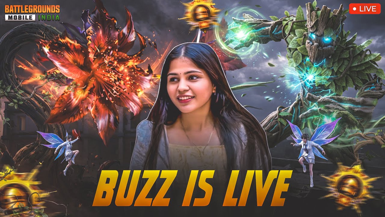 BUZZZ IS LIVE  | मराठी मुलगी | Buzzz is live | BGMI LIVE #girlgamer#bgmi#punekar#bandhilki