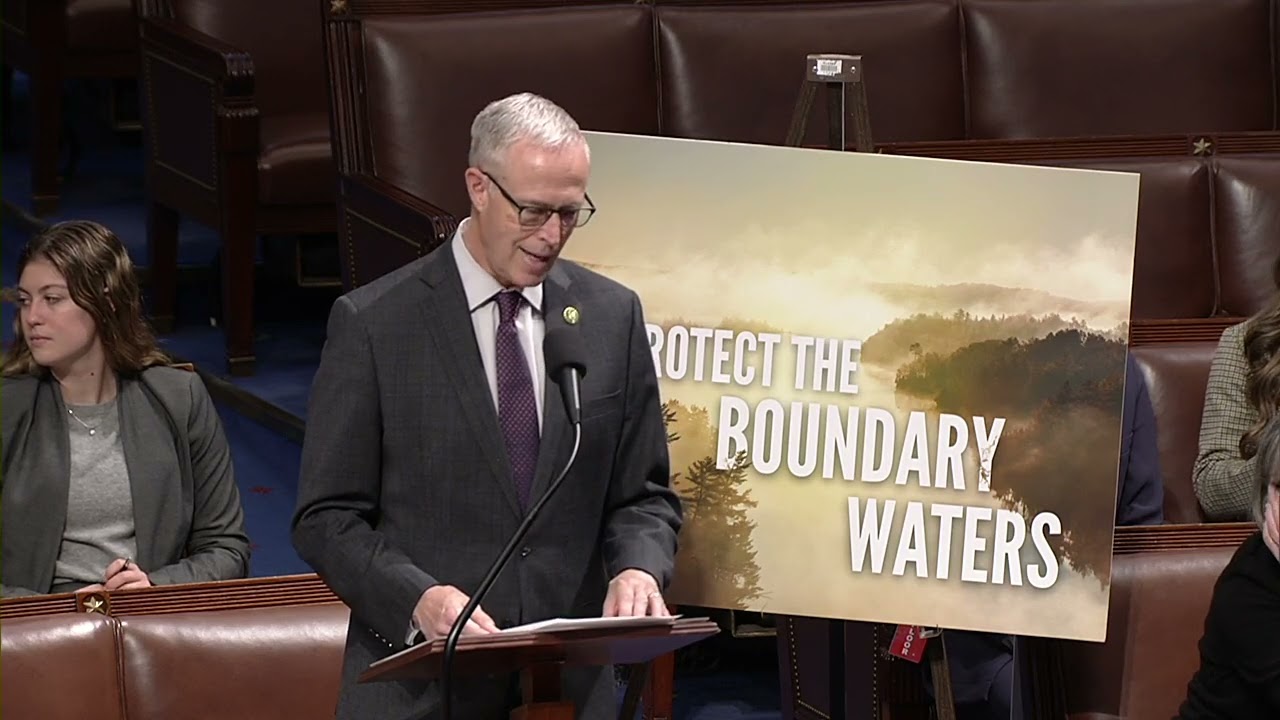 Ranking Member Huffman Blasts GOP Bill Overturning Protections for Boundary Waters