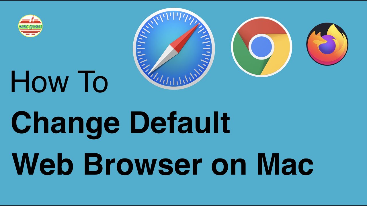 How to Change Default Web Browser on Mac - YouTube