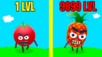 Hit Tomato 3D ALL LEVELS! NEW GAME Hit Tomato 3D WORLD RECORD!
