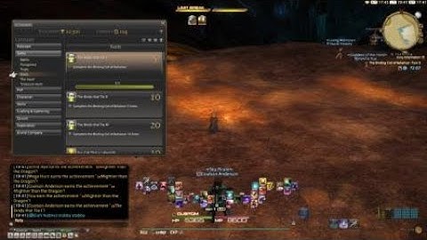 FINAL FANTASY XIV- Turn 5 Twintania full blue mage clear synced