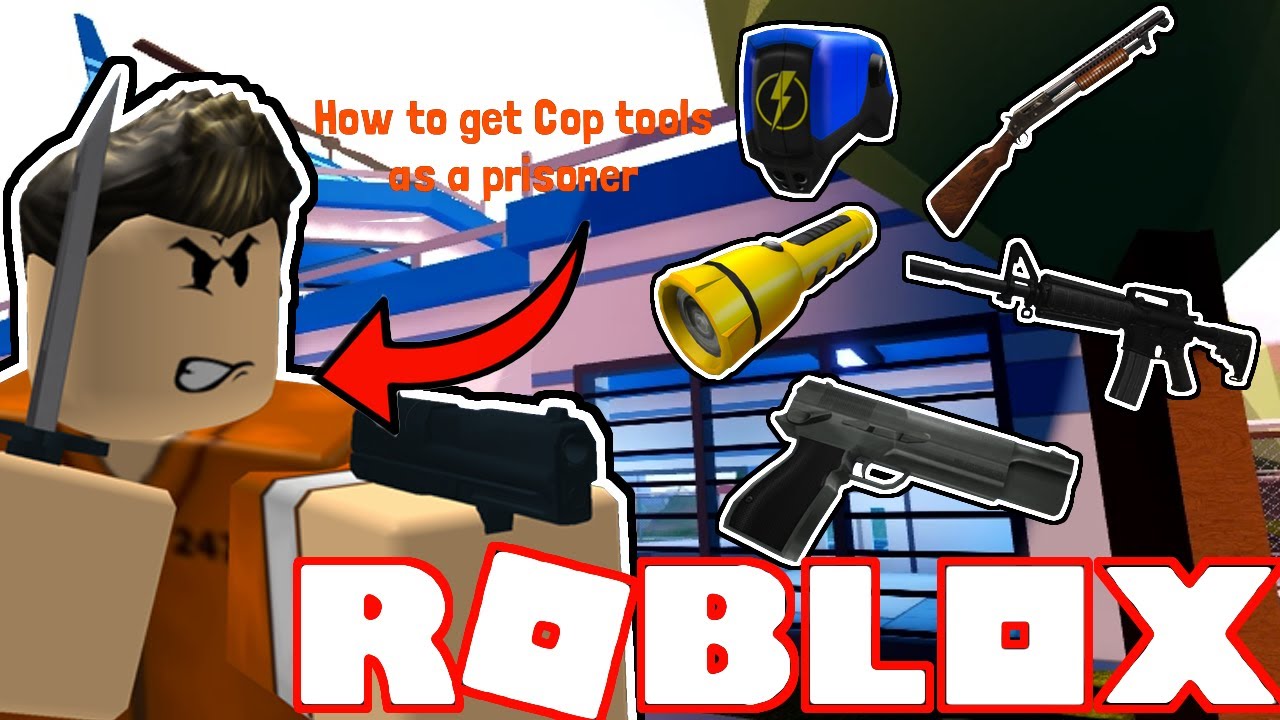 HOW TO GET COP TOOLS AS A PRISONER! JAILBREAK (GLITCH)