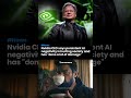 Nvidia CEO says AI negativity has "done a lot of damage"