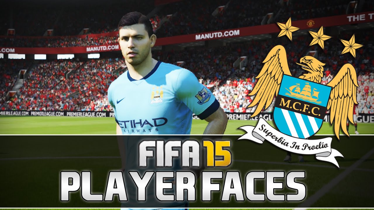 Fifa 15 | Manchester City Player Faces | feat. Yaya Toure, Agüero, Silva & more | by PHDxG