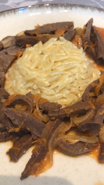 Смачне яловиче серце з макаронами по-грецьки. #рецепт #кухня #обід # ...