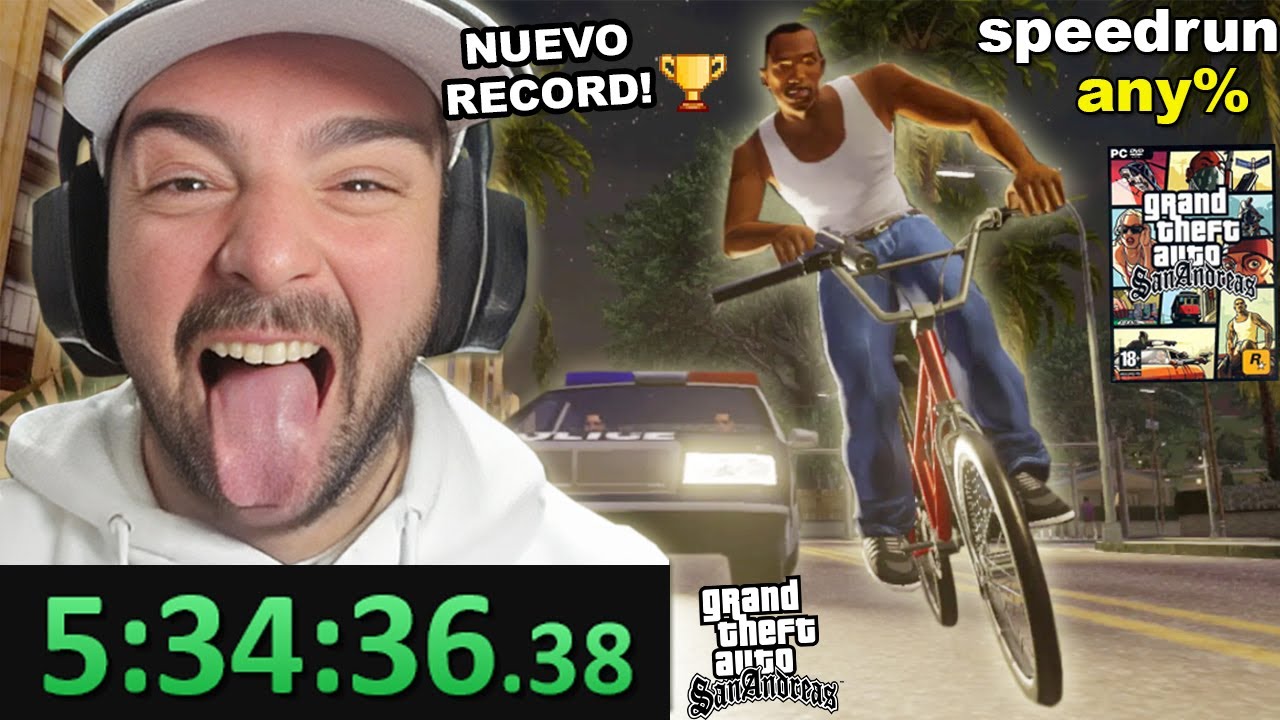 Hago SPEEDRUN De GTA SA Y Consigo RECORD HISTORICO 5 34 36 YouTube 