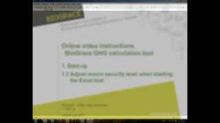 BioGrace video instruction 1-3 - Adjust macro security level